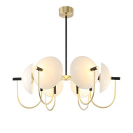 NOAH Glass Chandelier for Living Room & Dining Room - Modern Style