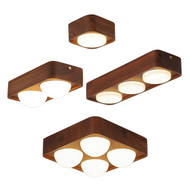 ELDEN Wooden Multi-head Downlight for Corridor, Bedroom & Living Room - Modern Style