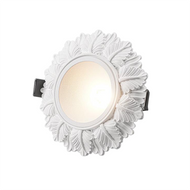 LIZZIE Plaster Relief Leafage Downlight for Bedroom, Corridor & Living Room - French Style