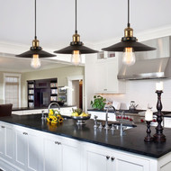 PRUDENCE Glass LED Pendant Lights for Living Room, Bedroom & Dining - American Country Style 