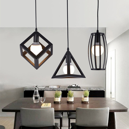 3PCS LED Pendant Lights Metal cage shade delivery by DHL  free combination ;Horizon-lights