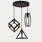 Modern LED Pendant Lights Metal cage shade delivery by DHL free combination