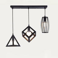 Modern LED Pendant Lights Metal cage shade delivery by DHL  free combination