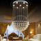 SAGE Rain Drop Crystal Chandelier Light for Living Room, Bedroom & Dining - Modern Style