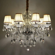 Crystal Chandelier Light Candle Shape European Style