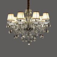 ADELE Crystal Chandelier Light for Living Room, Bedroom & Study - European Style