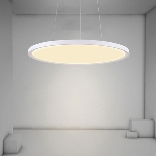 Modern Style LED Acrylic Ultra-thin Pendant Lights Round Disc-shaped Creative Living Room and Study