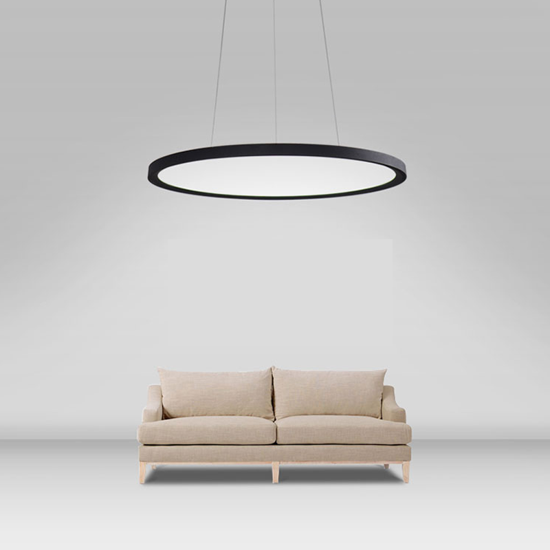 LED Acrylic Ultra-thin Pendant Lights Round Disc-shaped Creative Modern  Style