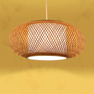 New Chinese Style LED Pendant Light Bamboo Creative Luminous Dining Room