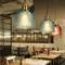 Simple Modern Style LED Pendant Lights Glass Shade Decorate E27 Dining Room Bar