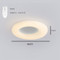 CELINE Dimmable Acrylic Ceiling Light for Living Room, Study & Dining - Modern Style