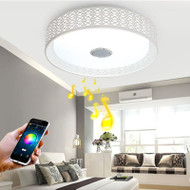 Modern LED Ceiling Lights Acrylic Shade Metal Frame Bluetooth App Mobile Control Living Room from Singapore best online lighting shop horizon lights