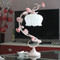 Modern LED Desk Lamp Ceramic Rose Flowers Phillip LED E27 bulb Bedroom