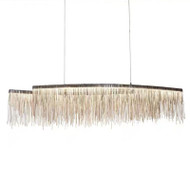NIAGARA Tassel Chain Aluminum Chandelier Light for Study, Living Room & Bedroom - Post-modern Nordic Style