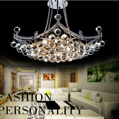 Luxury Modern Style LED Chandelier Crystal Four Corner Net Design Bedroom Living Room Dining Room