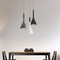 Modern LED Pendant Light Resin Imitation Cement Shade Metal Dining Room Decor