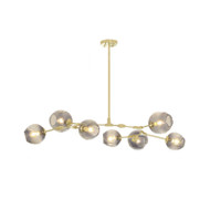 LINDSEY Glass Magic Bean Chandelier Light for Sitting Room, Bedroom & Study - Modern Style 