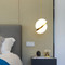 Modern LED Pendant Light Metal Acrylic Two Semicircle Shape Dining Living Room