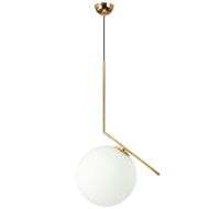 Glass Ball LED Pendant Lights Philips LED Bulbs Postmodern Inspired by Flos