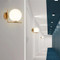 CASA Glass Ball LED Wall Light for Study, Living Room & Bedroom - Modern Style