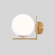 CASA Glass Ball Wall Light for Study, Living Room & Bedroom - Modern Style