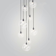 NADINE Glass Ball Pendant Light for Leisure Area, Living Room & Dining - Modern Style