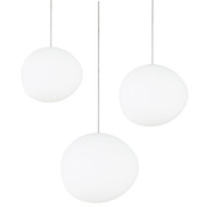 PICCOLO Glass LED Pendant Light for Living Room & Dining - Nordic Style 