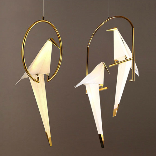 ILARIA Origami Birds Metal Pendant Light for Leisure Area, Living Room & Dining - Modern Style