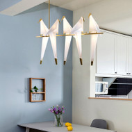 ILARIA Origami Birds Acrylic Pendant Light for Leisure Area, Living Room & Dining - Modern Style
