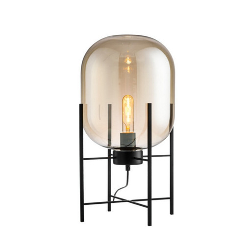 DANTE Glass Capsule Table Lamp/Floor Lamp for Study, Living Room & Bedroom - Modern Style