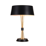 Modern Style LED Table Lamp Aluminum Shade Light Simple Bedside Light