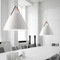 Modern Style LED Pendant Light Simple Metal Shade Light Dining Room Bedroom