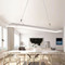 PASCAL Dimmable Aluminum Pendant Light for Study, Dining Room & Office - Modern Style