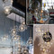 JENSEN Glass Ball Pendant Light for Leisure Area, Living Room & Dining - Nordic Style