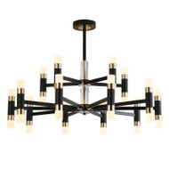 MEIHO Dimmable Acrylic Chandelier for Leisure Area, Living Room & Dining Room - Modern Style 