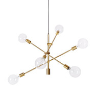 MAGRITTE Glass Chandelier Light for Leisure Area, Living & Dining Room - Modern Style