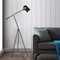 Modern Style LED Floor Lamp Carronade Low Shape Metal Shade Living Room Bedroom