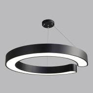 C Round Creative Metal Fish line LED  Pendant Light Modern Style for Work place