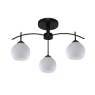 PRISCILLA Glass Chandelier Light for Leisure Area, Living Room & Bedroom - American Style