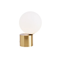 ROMERO Glass Table Lamp for Bedroom, Living Room & Study - Modern Style