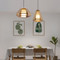 Modern Style LED Pendant Light Two Versions Stainless Steel Dining Room