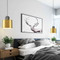 Modern Style LED Gold Pendant Light 4 Versions Metal Lampshade Dining Room Decor