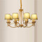 SIMPSON Metal Chandelier American Countryside style 