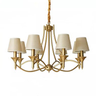 SIMPSON Iron Chandelier for Bedroom, Living & Dining Room - American Country Style