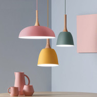 MAISIE Metallic LED Pendant Light for Study, Sitting Room & Dining - Modern Style