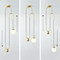 Modern LED Pendant Light Light Glass Ball Lampshade Metal Dining Room Restaurant 