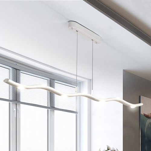 JUPIN Dimmable LED Pendant Light for Study & Dining - Modern Minimalist Style