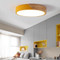 RONDE Dimmable Wooden Ceiling Light for Study, Living Room & Bedroom - Nordic Style 