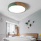 RONDE Dimmable Wooden Ceiling Light for Study, Living Room & Bedroom - Nordic Style 