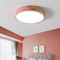 Emma Wooden Round Ceiling Light Bedroom 